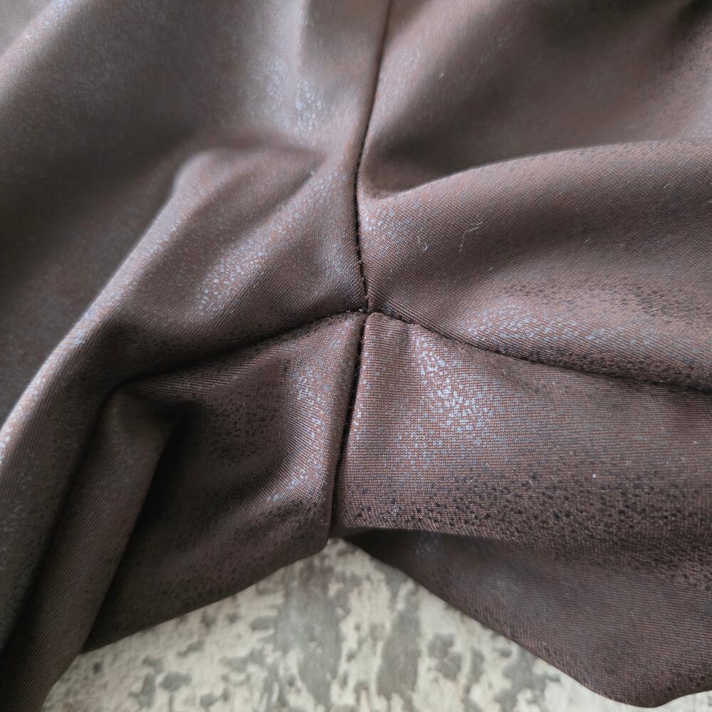 Seven7 Brown Faux Leather Leggings Women's Size Small - Picture 6 of 9